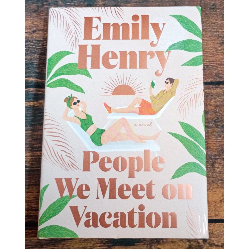 People We Meet on Vacation Emily Henry Hardcover Sprayed Edges‎ Romance Novel